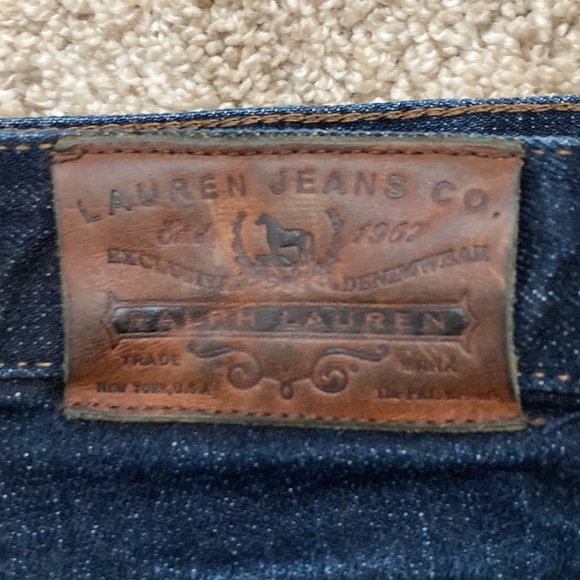 Lauren Ralph Lauren Classic Straight Jeans Dark Wash - Picture 2 of 6